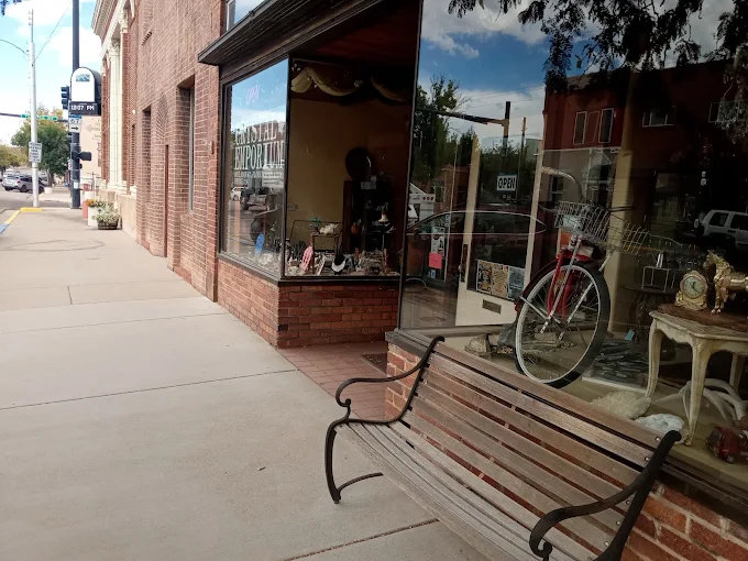 Front of Crystal Emporium in Florence, Colorado