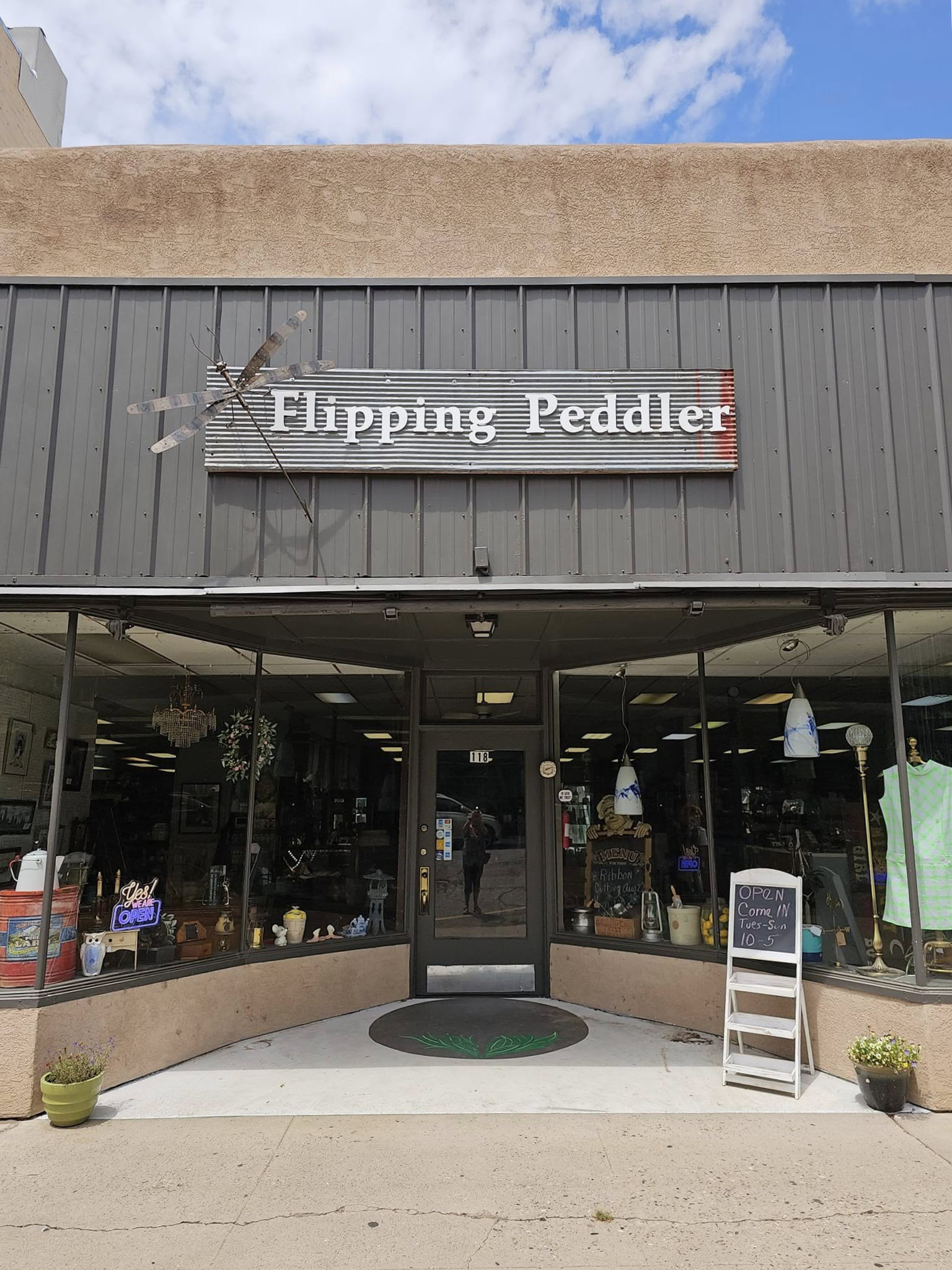 Front of Florence Flipping Peddler in Florence, Colorado