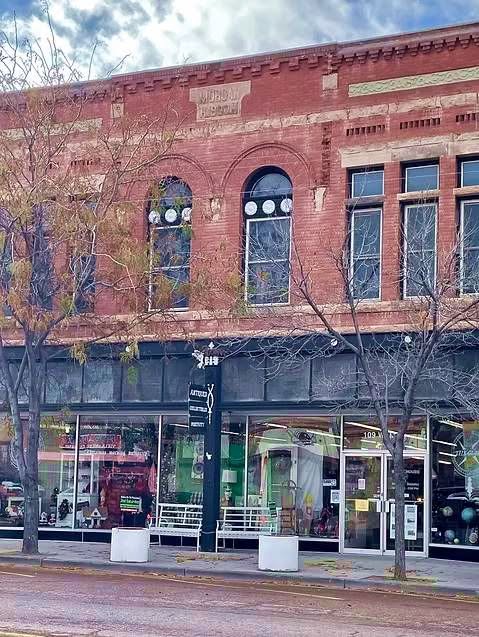 Front of The Globe Antique Store in Florence, Colorado